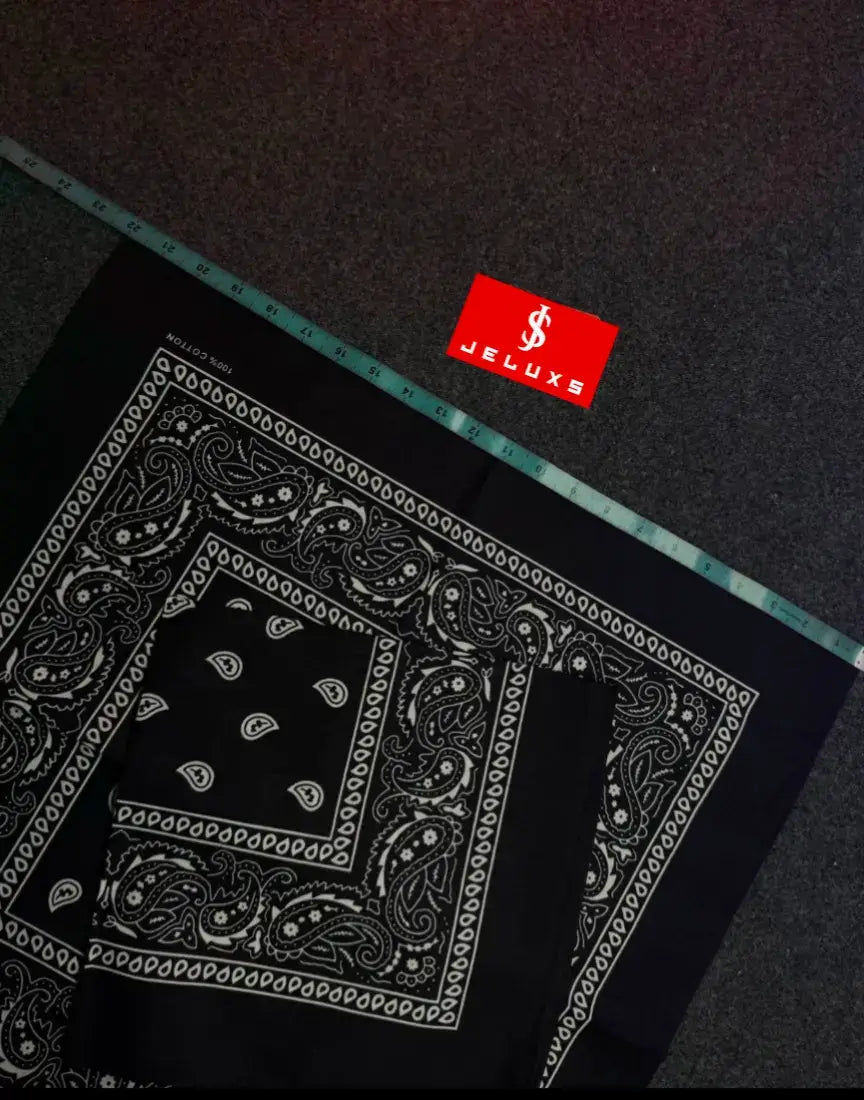 đ Premium Chaina Bandana (black) đ