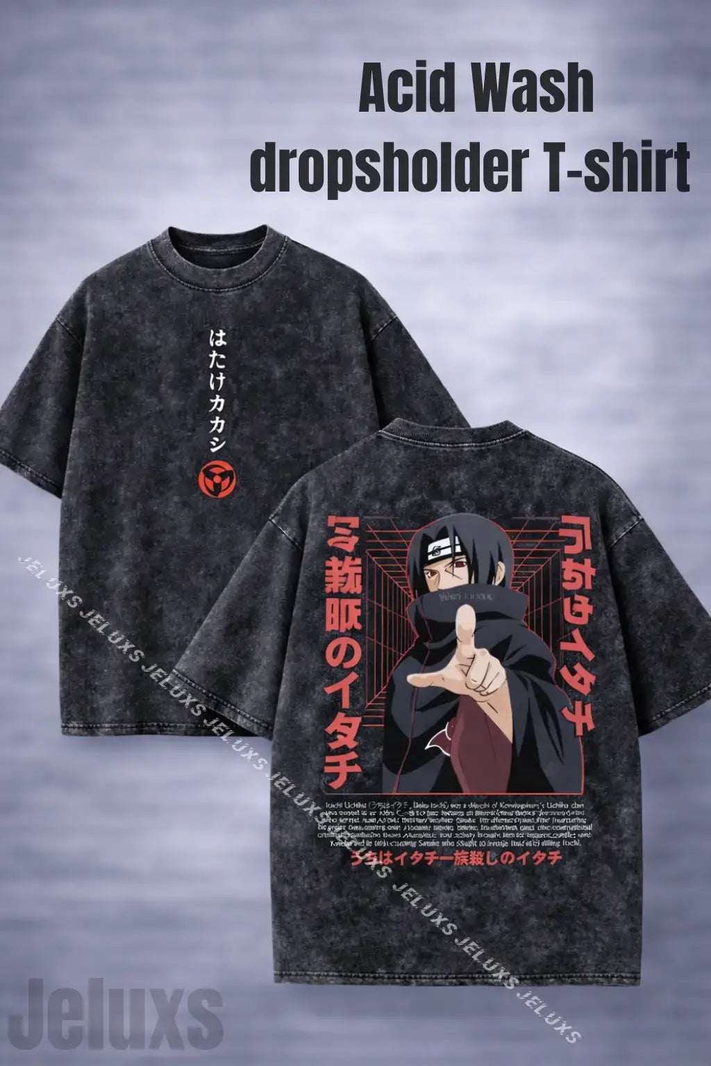 Acid Wash Dropshoulder T-Shirt