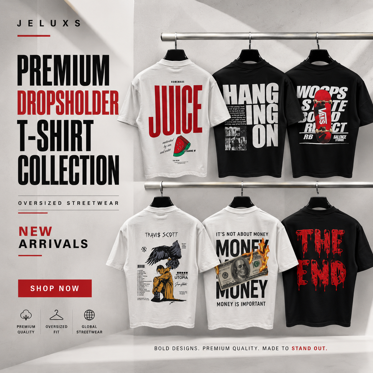 Dropsholder T-shirt collection