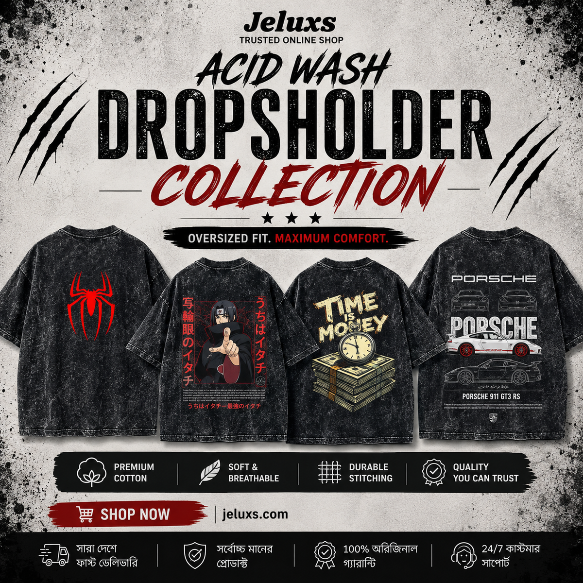 Acid wash Dropsholder collection