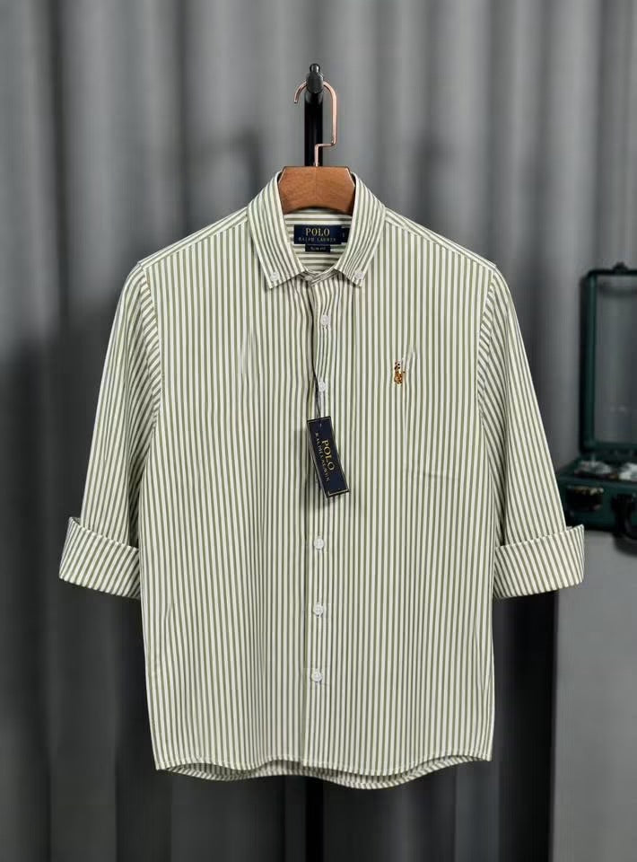 Premium Old Money shirt (Olive)