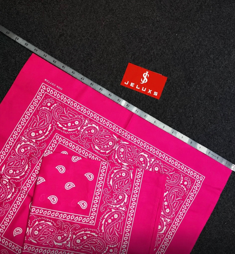 💖 Premium Chaina Bandana (Pink) 💖