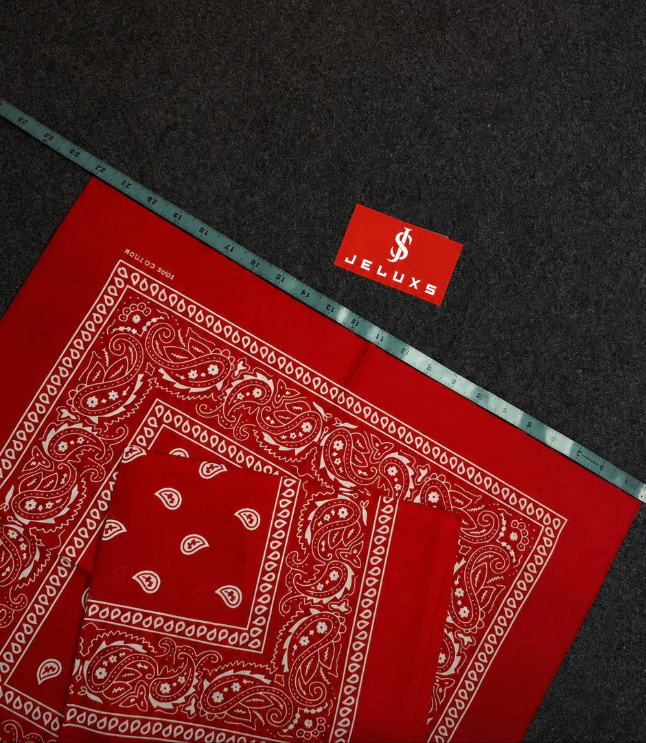 💖 Premium Chaina Bandana (Red) 💖