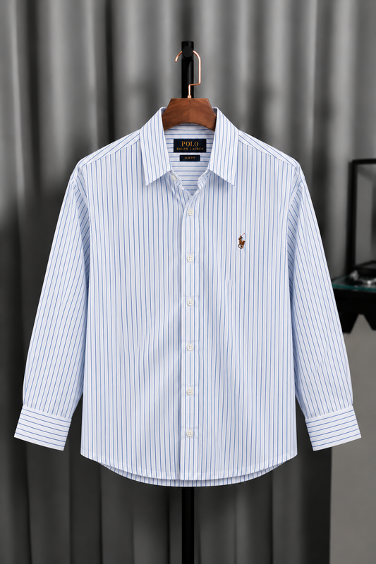 PREMIUM BOXY FIT POLO SHIRT (Blue)