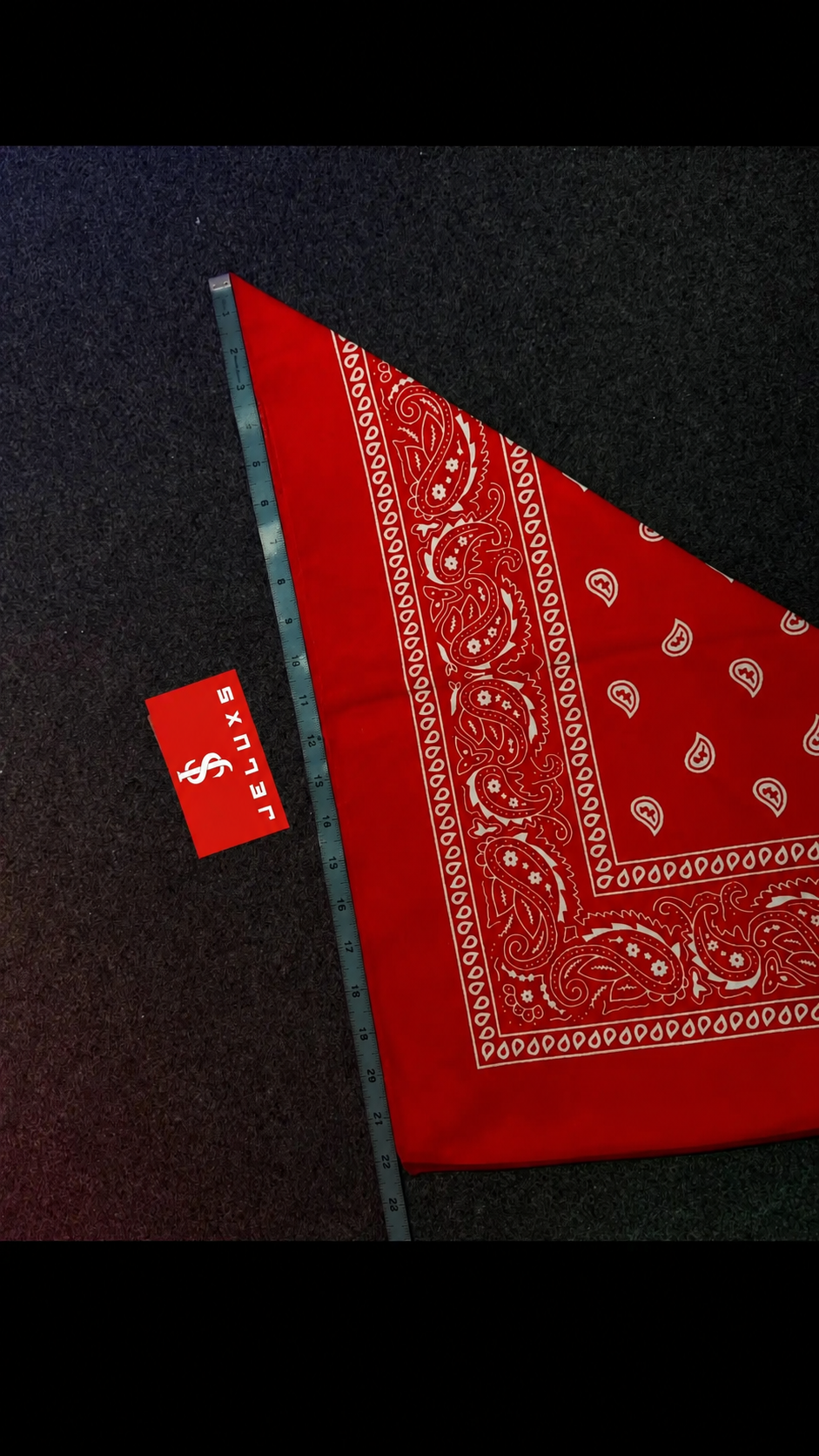 💖 Premium Chaina Bandana (Red) 💖