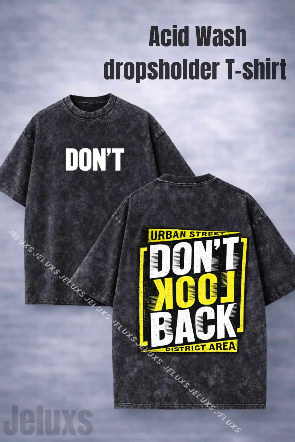 Acid Wash Dropshoulder T-Shirt