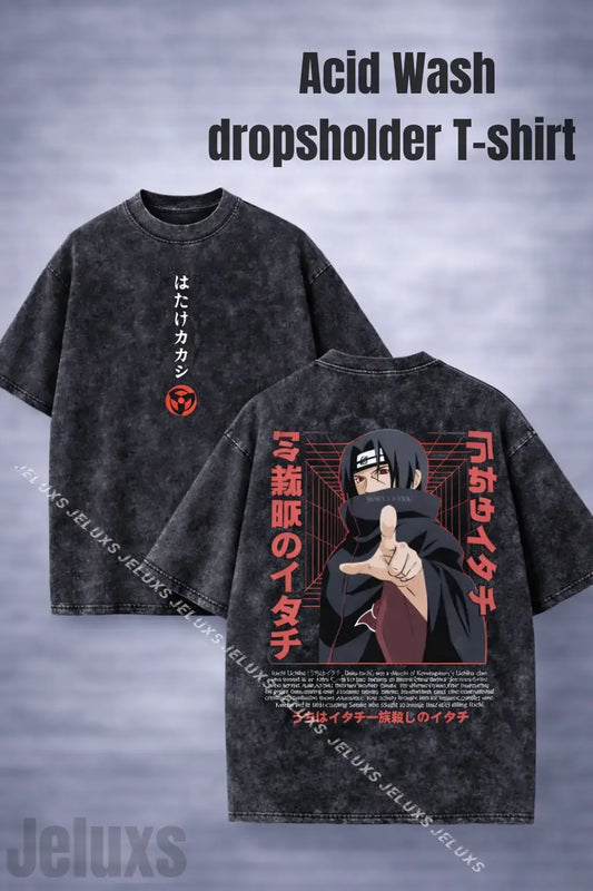 Acid Wash Dropshoulder T-Shirt