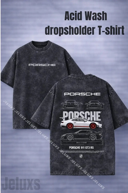 Acid Wash Dropshoulder T-Shirt